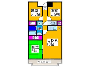 ラピ－ト初芝の物件間取画像